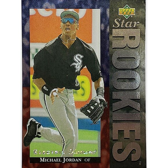 MICHAEL JORDAN ROOKIE "ELECTRIC DIAMOND" VARIATION 1994 UPPER DECK #19 - Picture 1 of 3
